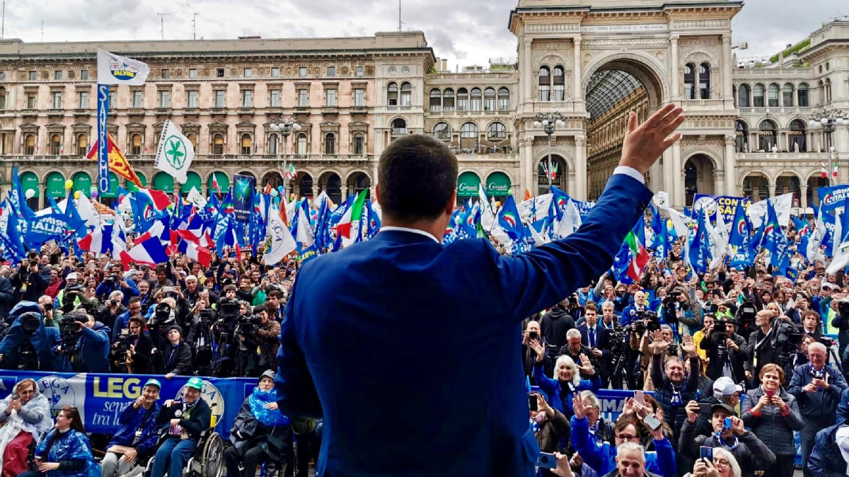Matteo Salvini alleanza coi sovranisti in Europa