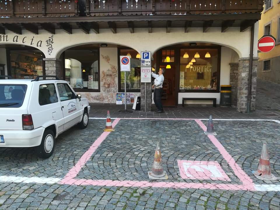 parcheggio rosa