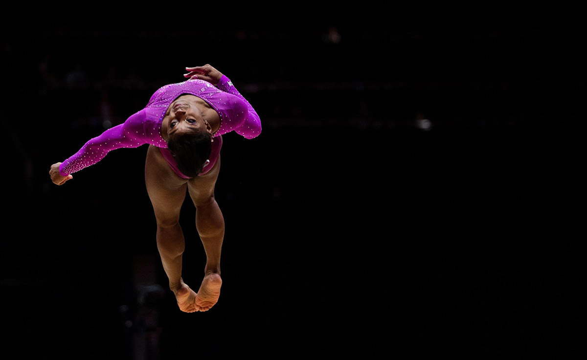 Ginnastica artistica, l'incredibile salto di Simone Biles ...