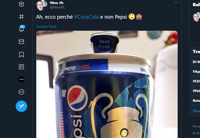 Differenza Tra Coca Cola E Pepsi