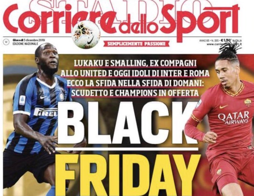 Black Friday Roma E Milan Chiudono Le Porte Ai Giornalisti Del Corriere Dello Sport Zazzaroni Sdegno A Buon Mercato Open