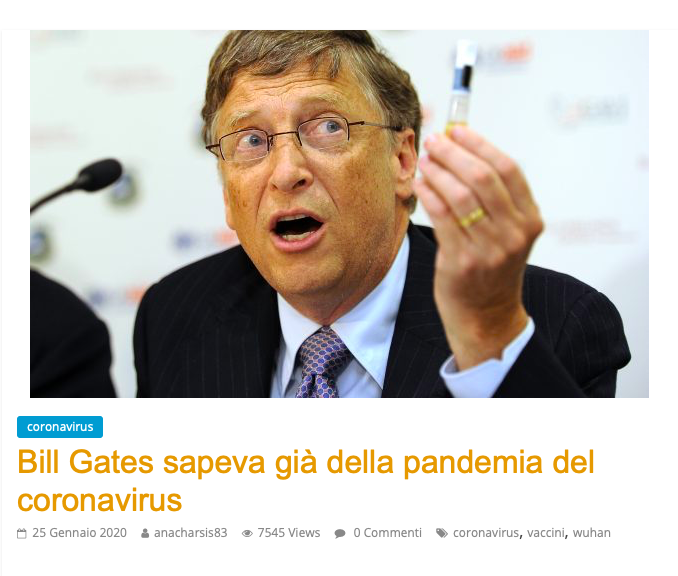 Bill Gates Coronavirus