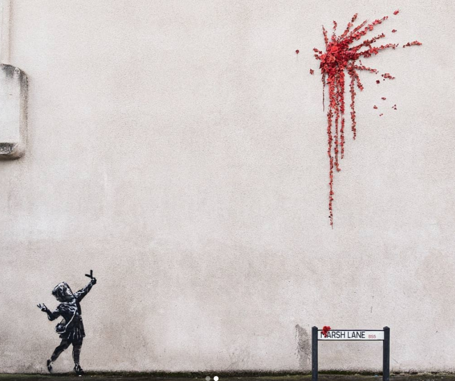 Banksy Fa Esplodere Cupido Per San Valentino L Ultimo Murales