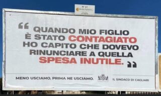 Uno dei tre manifesti affissi a Cagliari dal sindaco Uno dei tre manifesti affissi a Cagliari dal sindaco