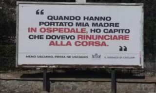 Uno dei tre manifesti affissi a Cagliari dal sindaco Uno dei tre manifesti affissi a Cagliari dal sindaco