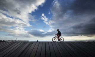 Daily life in Melbourne amid coronavirus disease COVID-19 pandemic St Kilda Beach a Melbourne, Victoria, Australia, 12 luglio 2020. EPA/DANIEL POCKETT