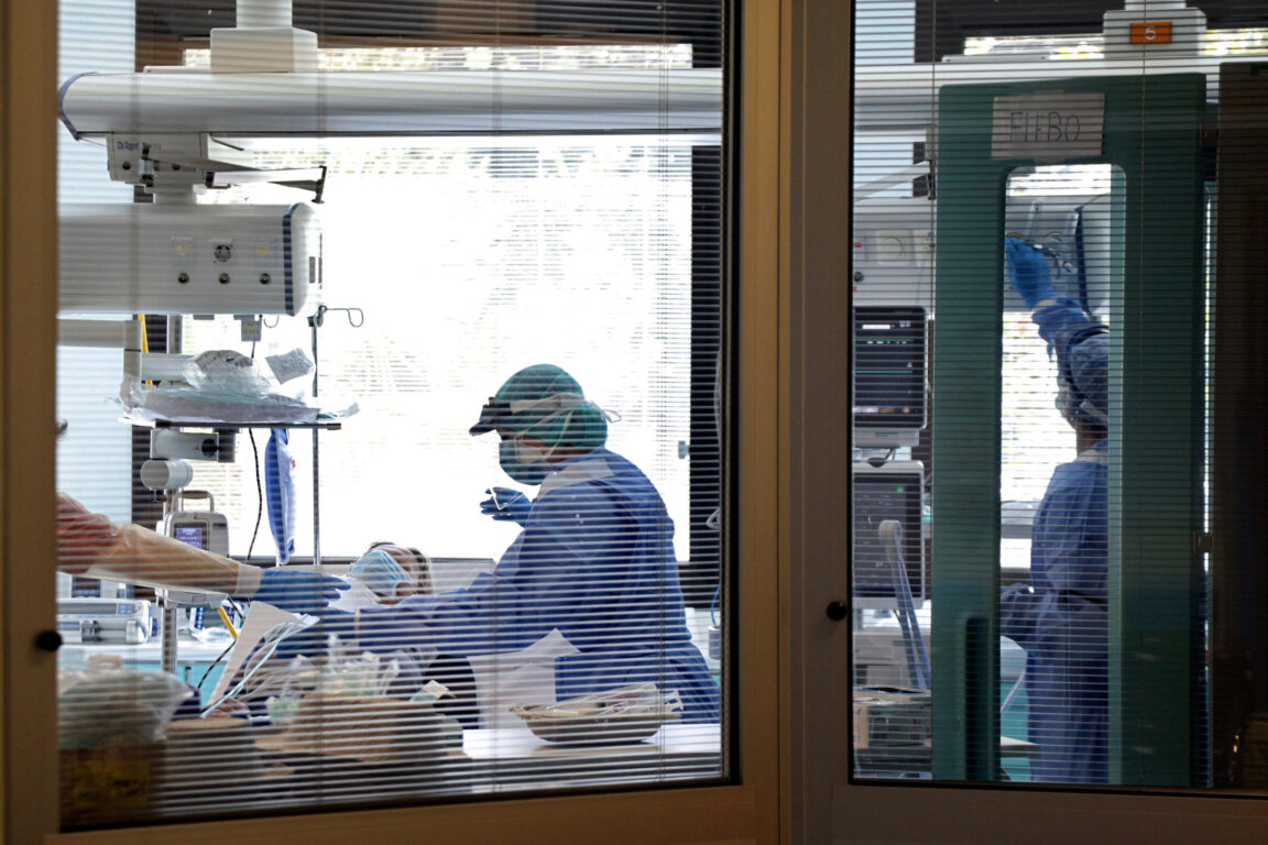 Posti letto in terapia intensiva all'ospedale Sant'Orsola, Bologna