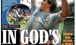 morte-maradona-prima-pagina-daily-express-sport morte-maradona-prima-pagina-daily-express-sport