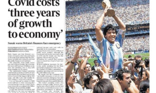 morte-maradona-prima-pagina-the-times morte-maradona-prima-pagina-the-times