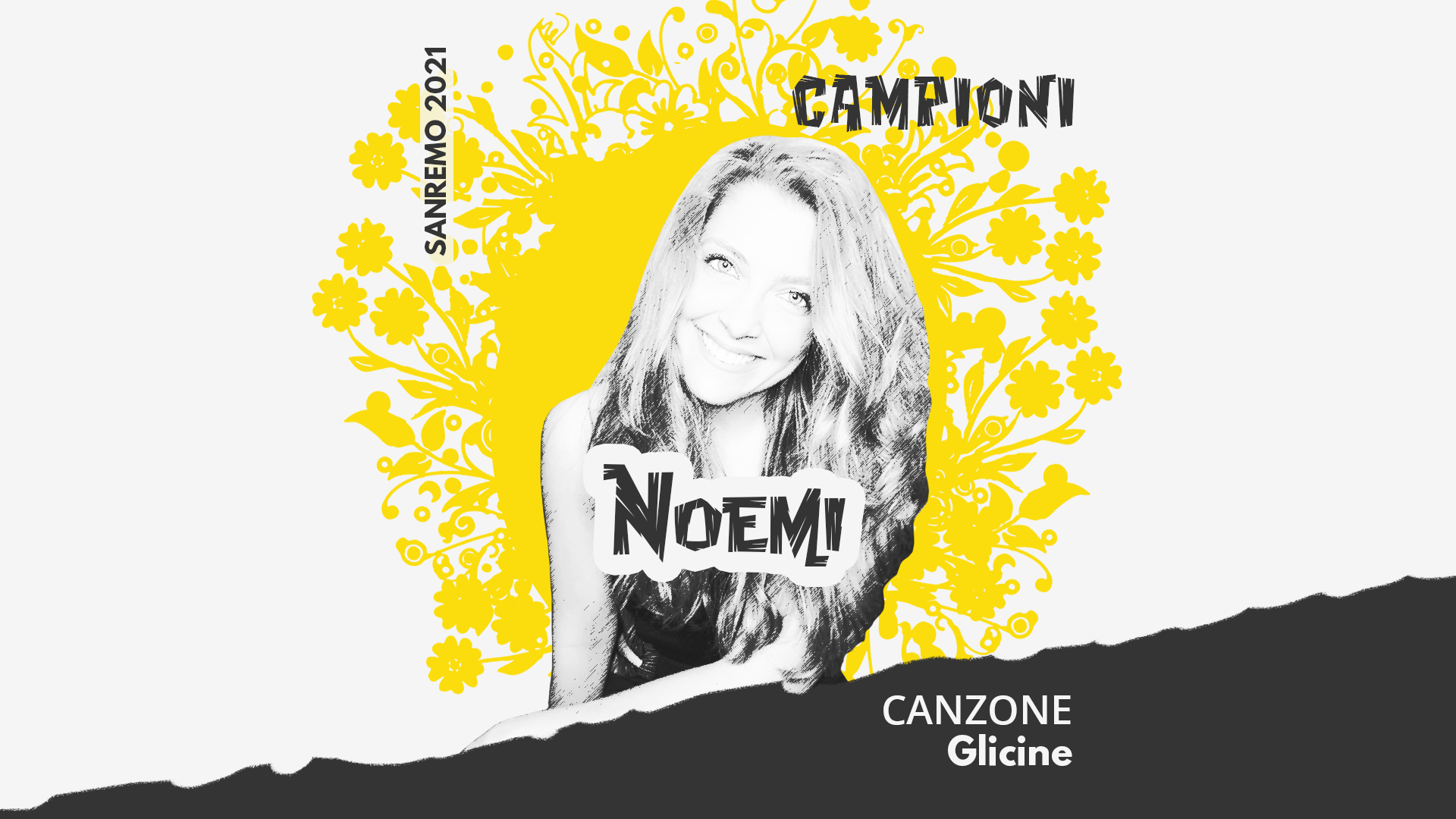 Sanremo 2021, Noemi – Glicine Sanremo 2021, Noemi – Glicine