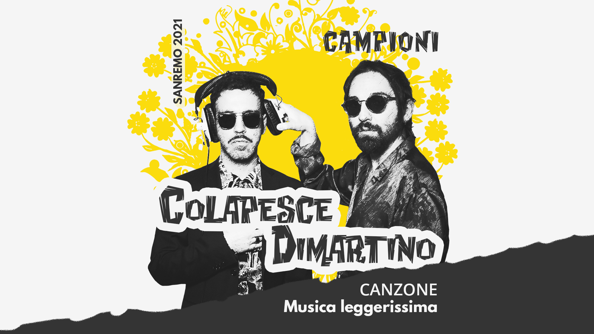 Sanremo 2021, Colapesce e Dimartino – Musica leggerissima Sanremo 2021, Colapesce e Dimartino – Musica leggerissima