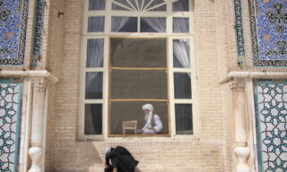 Ramadan in Afghanistan epa09132594 A Muslim man reads the holy Koran at a Mosque during the holy month of Ramadan in Herat, Afghanistan, 13 April 2021. Muslims began observing the dawn-to-dusk fast for the holy month of Ramadan across many parts of the Middle East on Tuesday 13 April. to draw worshippers closer to God through sacrifice, remembrance and heightened spirituality. EPA/JALIL REZAYEE