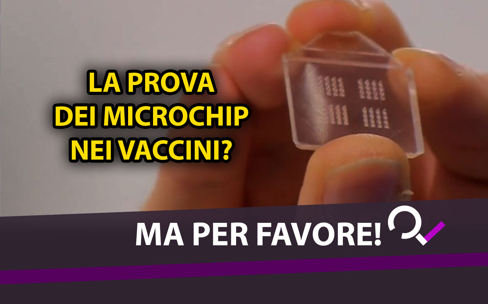 Il vaccino e il fantomatico microchip sottocutaneo sono diventati
