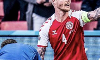 Il post del compagno di squadra di Eriksen, Niccolò Barella, che ringrazia il capitano danese Kjaer Il post del compagno di squadra di Eriksen, Niccolò Barella, che ringrazia il capitano danese Kjaer