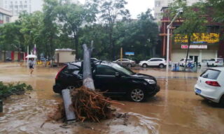 Heavy floods in Central China Zhengzhou Heavy floods in Central China Zhengzhou