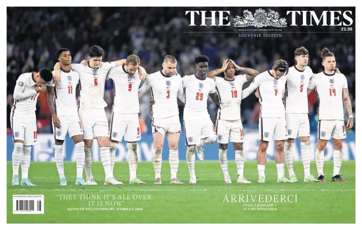 euro 2020 prime pagine quotidiani